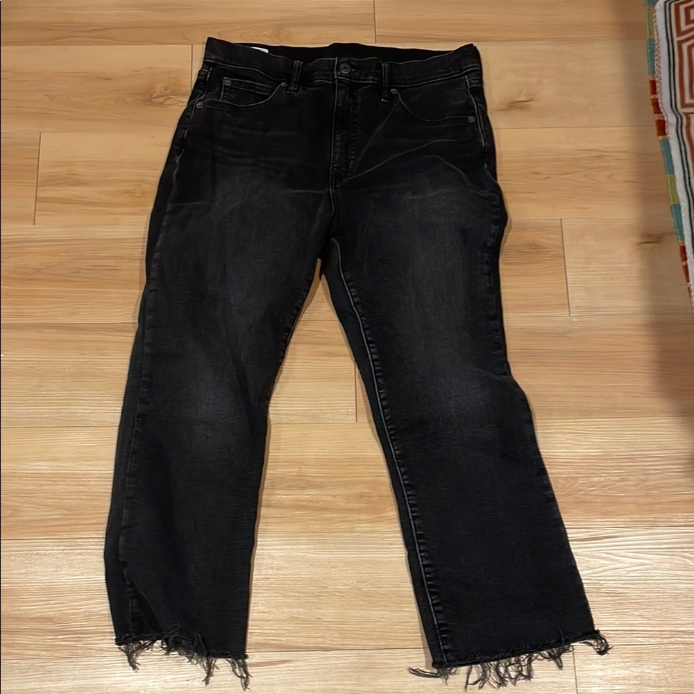 GAP Kick Fit High Rise Jeans with Frayed Hem